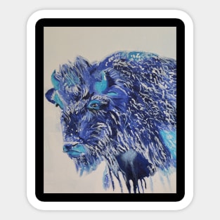 Buffalo Blue Sticker